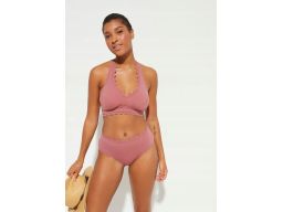 B.P.C bikini z wiązaniem na szyi trójkątne miseczki ^40