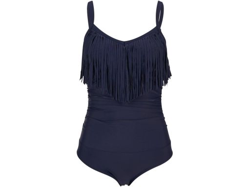 B.P.C kostium jednoczęściowy granatowy z frędzlami 42.