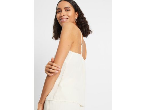 B.P.C top satynowy naturalny beż ^44