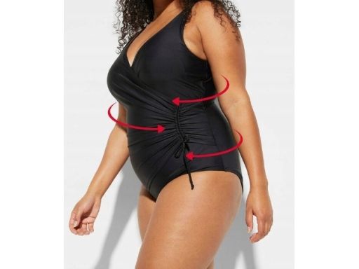 B.P.C kostium kąpielowy modelujący czarny r.46