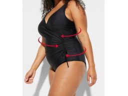 B.P.C kostium kąpielowy modelujący czarny r.46