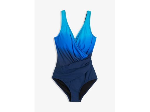 B.P.C kostium kąpielowy modelujący niebieski ombre cieniowany r.46