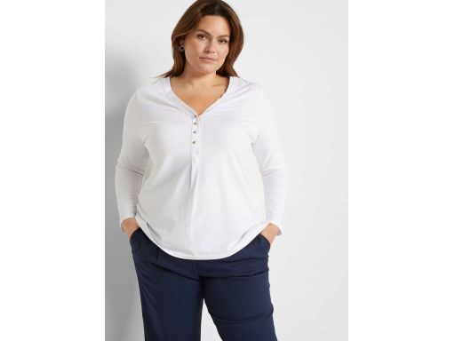 B.P.C bluzka biała ze złotymi guziczkami 44/46.