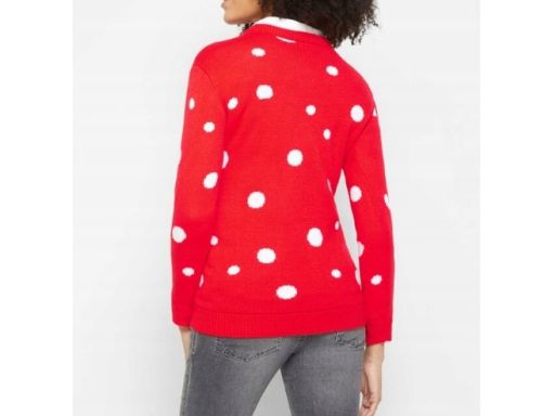 B.P.C sweter ciążowy bożonarodzeniowy świąteczny mikołajem ^36/38