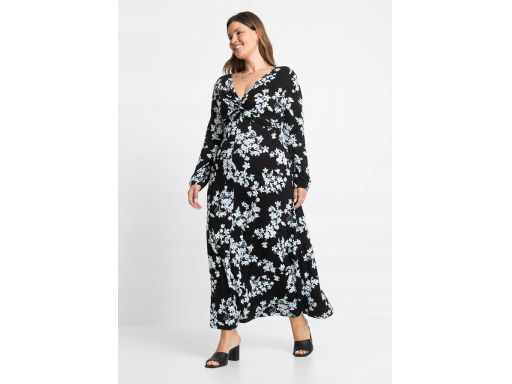 B.P.C długa sukienka w kwiaty 36/38.
