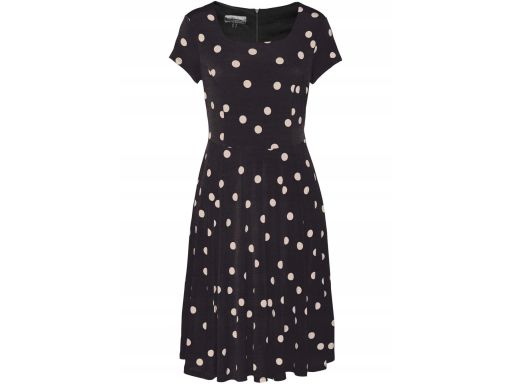 B.P.C sukienka miętowa w groszki r.38