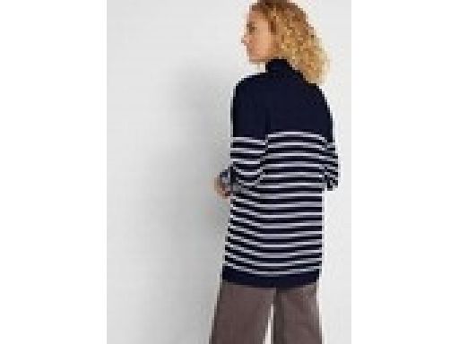 B.P.C sweterek dzianinowy ze stójką i zamkiem ^40/42