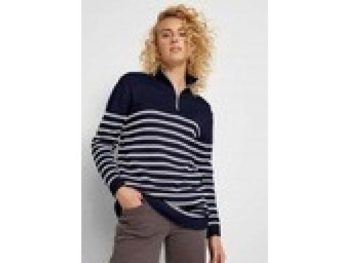 B.P.C sweterek dzianinowy ze stójką i zamkiem ^40/42