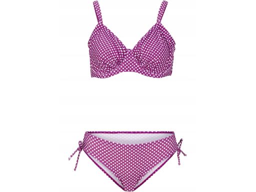 B.P.C bikini fioletowe w groszki ^36 (70F)