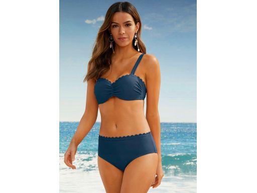 B.P.C bikini granatowe usztywniane z figami ^40 (75C)
