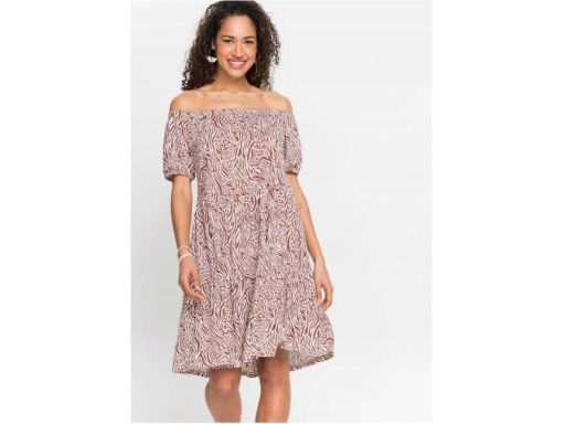 *B.P.C sukienka carmen wzorzysta r.32/34