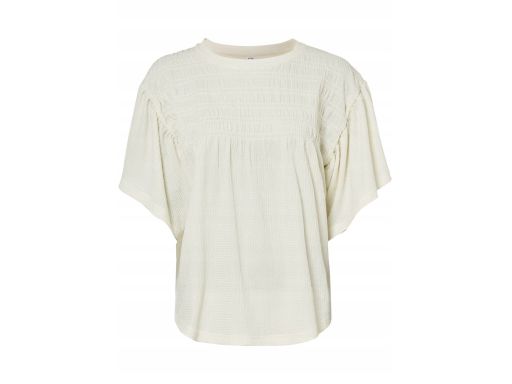 B.P.C bluzka śmietankowa krepowana typu