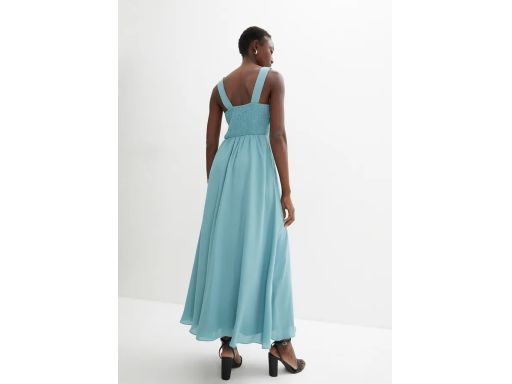 B.P.C sukienka szyfonowa długa z cekinami 52.