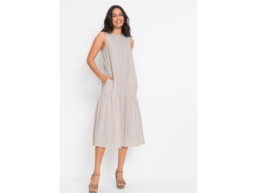 B.P.C sukienka midi w cienkie paseczki ^44