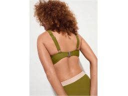 B.P.C ekskluzywane bikini khaki-beżowe modne r.46(90F)