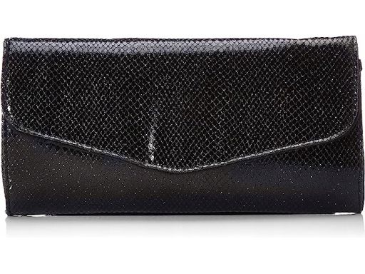 Marco Tozzi kopertówka skóra węża czarna klasyk