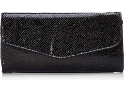 Marco Tozzi kopertówka skóra węża czarna klasyk