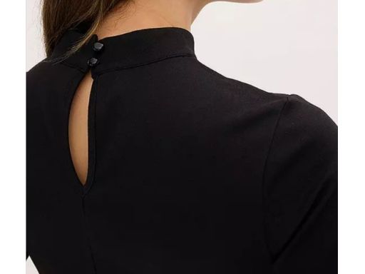 B.P.C czarna sukienka z wiskozy z dżetami 38.