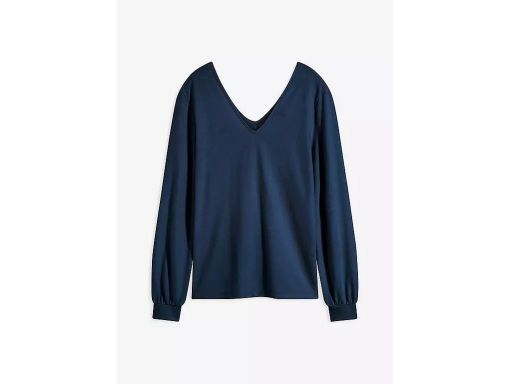 B.P.C bluzka granatowa z perełkami r.44/46