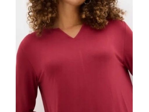 B.P.C bordowa sukienka z wiskozy 40/42.