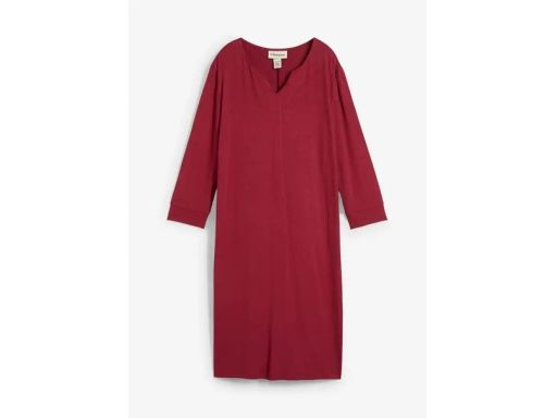 B.P.C bordowa sukienka z wiskozy 40/42.