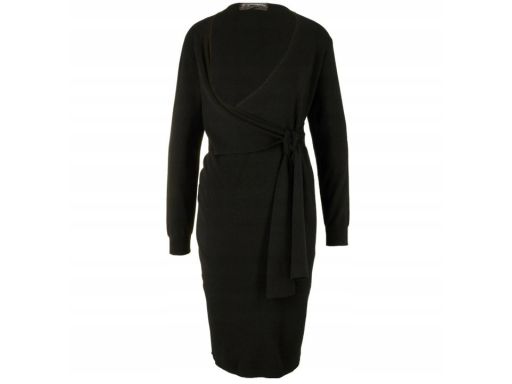 B.P.C sukienka dzianinowa czarna ciążowa i do karmienia r.36/38