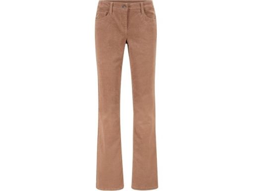 B.P.C spodnie damskie sztruksowe brązowe r.44