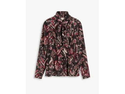 B.P.C bluzka szyfonowa we wzory z krawatką 54.