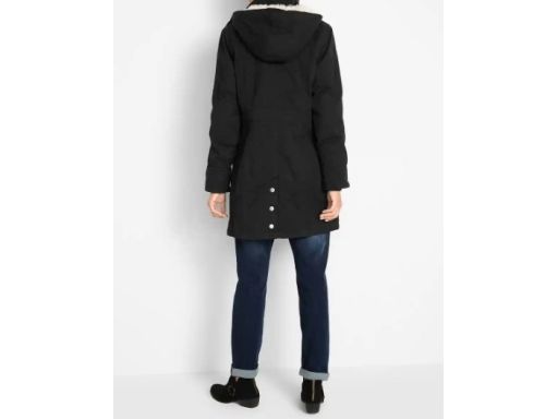 B.P.C parka czarny z futerkiem damska r.40