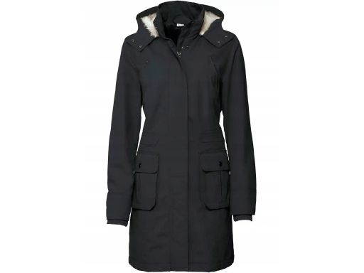 B.P.C parka czarny z futerkiem damska r.40