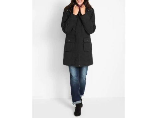 B.P.C parka czarny z futerkiem damska r.40