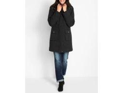 B.P.C parka czarny z futerkiem damska r.40