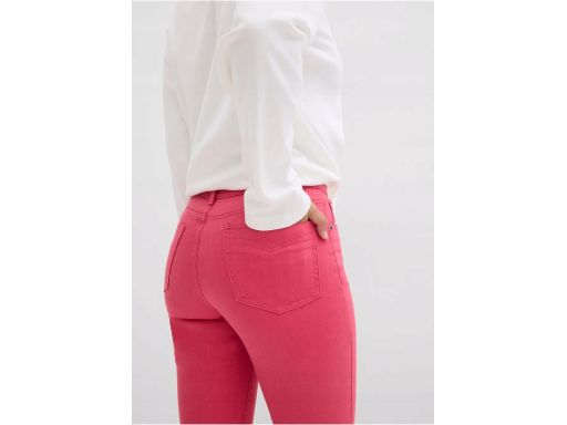 B.P.C jeansy 7/8 malinowe damskie r.44