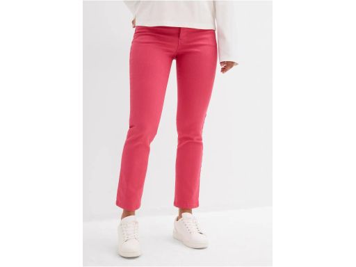 B.P.C jeansy 7/8 malinowe damskie r.44