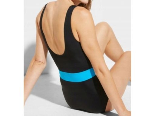 B.P.C kostium jednoczęściowy czarny wzór 42.