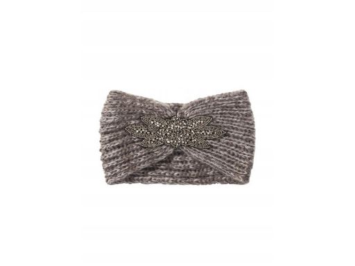 B.P.C opaska na głowę szara z koralikami r.one size