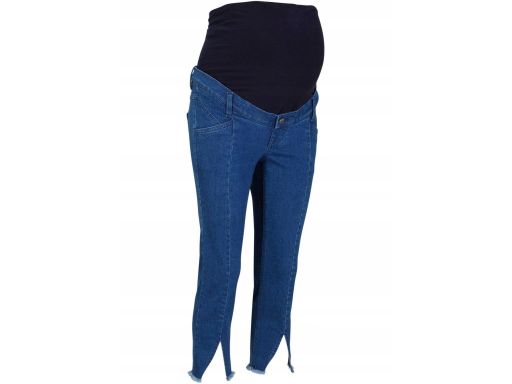 B.P.C ciążowe jeansy ciemne capri r.52
