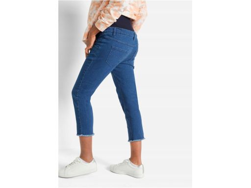 B.P.C ciążowe jeansy ciemne capri r.52