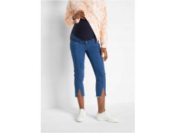 B.P.C ciążowe jeansy ciemne capri r.52