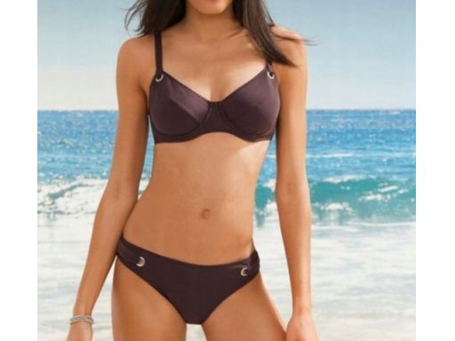 B.P.C bikini brązowe na fiszbinach r.40(80E)