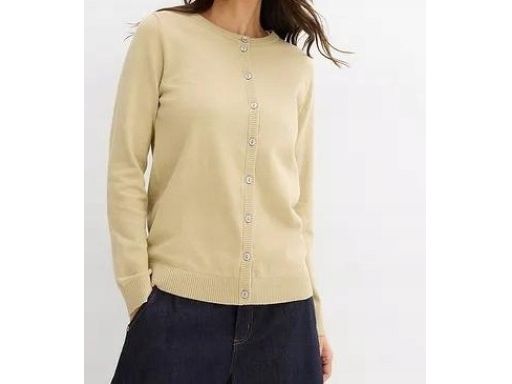 B.P.C sweter rozpinany pistacjowy damski r.36/38