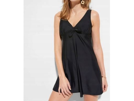 B.P.C sukienka kąpielowa czarna z szortami r.54