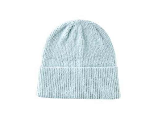 B.P.C dzianinowa czapka klasyczna niebieska UNIWERSALNA.
