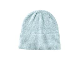 B.P.C dzianinowa czapka klasyczna niebieska UNIWERSALNA.