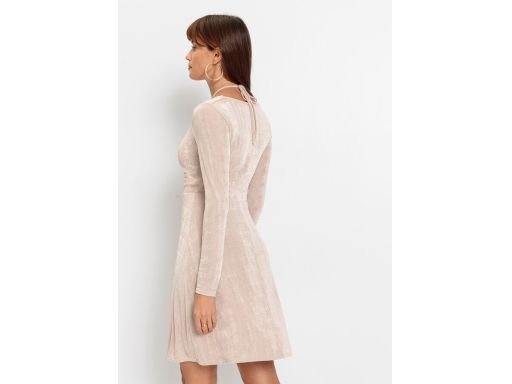 B.P.C sukienka beżowo-złota błyszcząca ^40/42