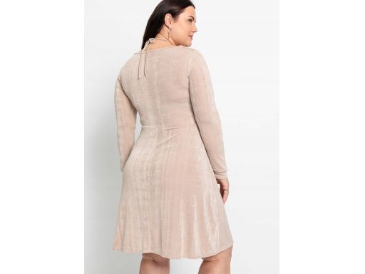 B.P.C sukienka beżowo-złota błyszcząca ^40/42