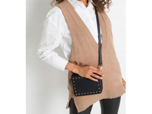 B.P.C kamizelka dzianinowa beżowa w serek 44/46.