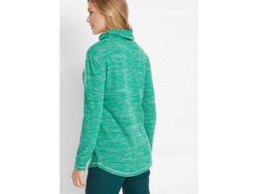B.P.C sweter zielony melanż z guzikami r.36/38