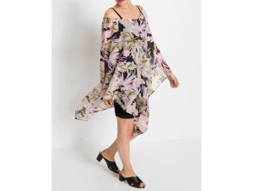 B.P.C poncho letnie z nadrukiem r.one size