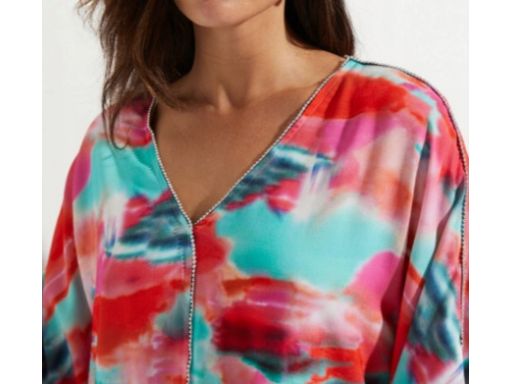 B.P.C tunika plażowa ekskluzywna kolorowa ^40/42